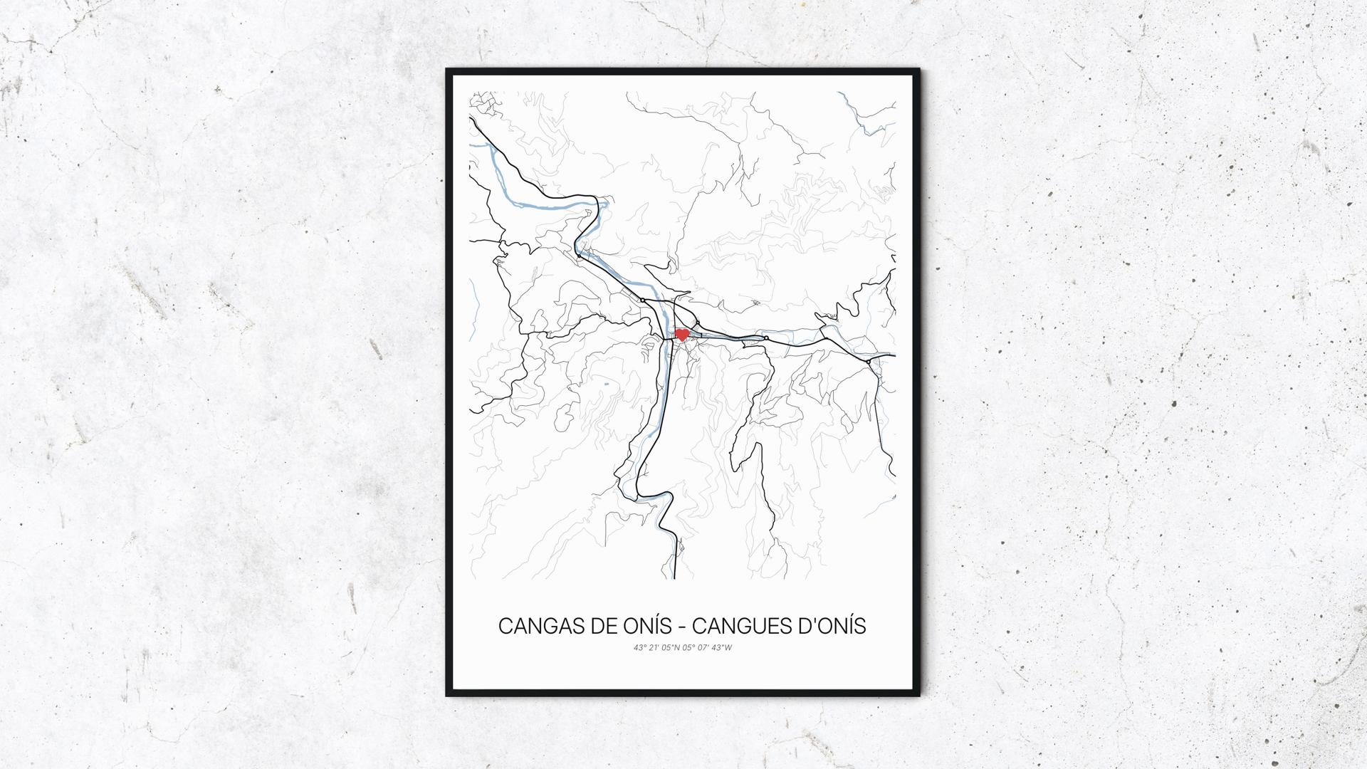 Cartida Poster von Cangas de Onís Cangues d'Onís